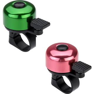 Paliston Bike Bell Cykelklokke Crisp Sound til voksne B?rn Drenge Piger Gr?n & Pink