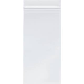 Plymor 4 """" x 8 """" (pakke med 100) 4 mil kraftig lynl?s genindf?rbare plastikposer