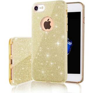 Glitter 3in1 case for iPhone 16 6,1" gold