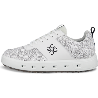 ECCO M Golf Street 720 - Gore-Tex golfsko i læder til herrer - Hvid - Size: 46 (UK 11.5)