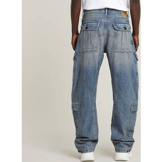Bend 3D Cargo Loose Jeans - Light blue - Men