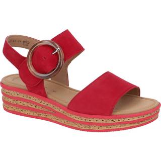 Gabor 64.550.15 rot - Riemchen Sandale f?r Damen