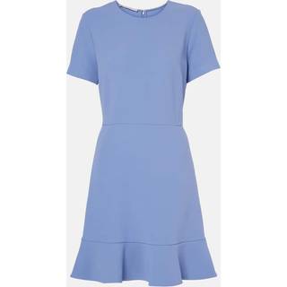 Stella McCartney Iconic ruffled minidress - blue - 4 XS