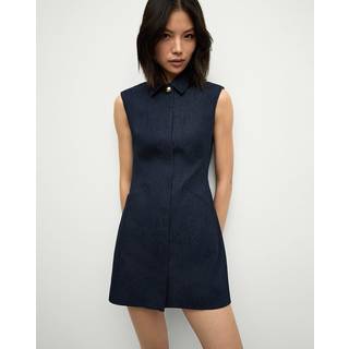 Veronica Beard Serina cotton-blend minidress - blue - 4 XS