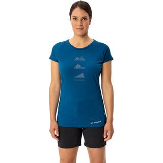 Vaude Women's Tekoa Wool Merino-shirt Damer størrelse 34 farve blue