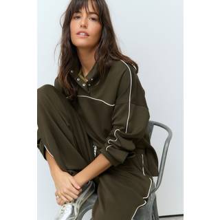 Next Slinky Popper Neck Tipped Sporty SweatshirtX-Large