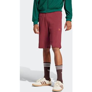 adidas originals adidas Orignal Red Essentials Trefoil 100% Cotton Shorts