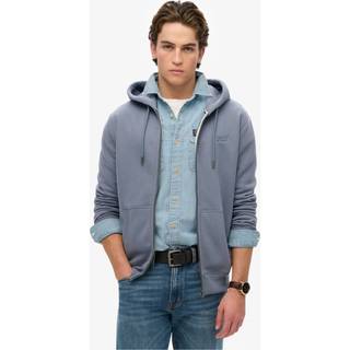 Superdry Superdry Blue Essential Logo Slim Fit Zip Hoodie