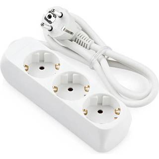 ON Power Strip 3x outlets 1m (hvid)