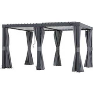 Sunjoy gardin til pergola matterhorn 406 x 306 cm