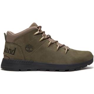 Timberlandtil mænd. TB0A6DQDEO61 Sprint Trekker mid-top lædersko med snørebånd mørkegrøn (41.5), Fast, Blonder, Casual, Sport, Multisport
