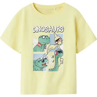 Name It T-shirt Chardonnay Dinosaurs Med Dino-print
