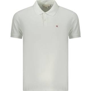 Cotton Piqué Polo Shirt - White - XL