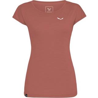 Salewa Women's Puez Melange Dry S/S Tee T-shirt Damer størrelse 34 farve brun