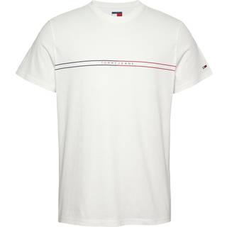 Tommy Hilfiger White Cotton Men T-Shirt