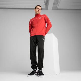 Men&#39;s Puma Poly Piping Tracksuit, Red, Size M, Clothing - Red Fire - M