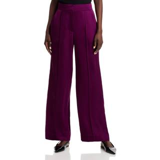 Simkhai Kira satin wide-leg pants - purple - XS/S