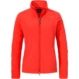 Schöffel Women's Fleece Jacket Leona3 Fleecejakke Damer størrelse 44 farve rød