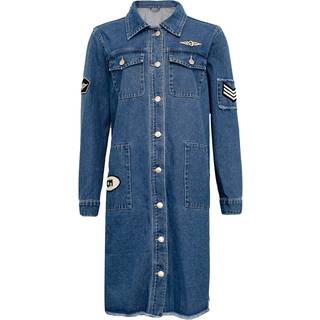 CostaMani Foxy Jakke Lang Denim Blå-S