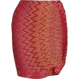 Missoni Zigzag lamé miniskirt - red - M