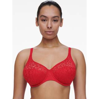 Chantelle EasyFeel Norah BH med bøjle, rød, Størrelse: 80D, Dame