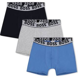BOSS Drenge Tre Pak Boksershorts Marineblå