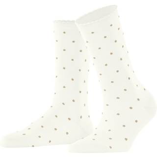 Falke Women Spike Dot Socks - Ivory - Str 39/42