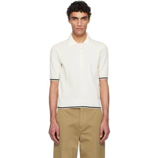 Thom Browne 4-Bar cotton polo shirt - white - S
