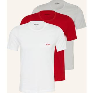 HUGO 3 Pack Crew Neck T Shirts