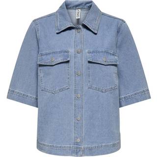 ONLY Skjorte - Belle - Light Blue Denim