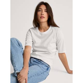 Calida Favourites Sleep Cotton Shirt Short-Sleeve - White - Medium