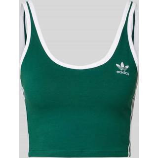 adidas Originals 3-Stripes Crop Tank Top, Green