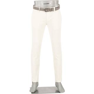 Alberto Herren Chino beige,weiß Slim Fit