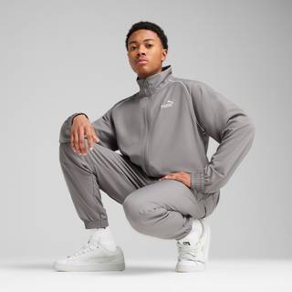 Men&#39;s Puma Woven Piping Tracksuit, Gray, Size XL, Clothing - Cast Iron - XL