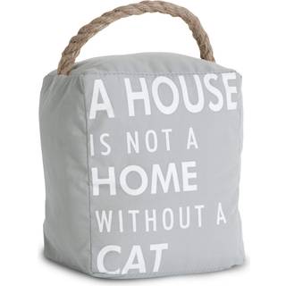 Pavilion Gift Company 72155 Cat Door Stopper 5 af 6-tommer gr? hvid