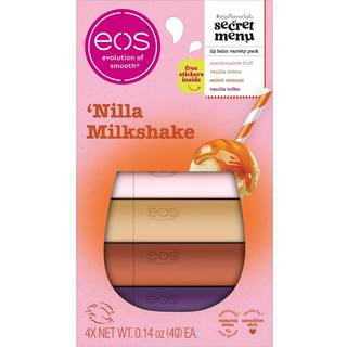 eos Flavor Lab Secret Menu Lbepomade-gavest - 'Nilla Milkshake Limited-Edition Moisturizing Hydrating Dry Lips Variety Pack 0,14 oz 4-Pack