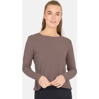 ATHLECIA Women's Mandes L/S Tee Longsleeve Damer størrelse 42 farve brun