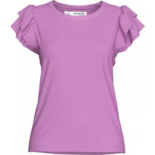 Bomuldsflæset T-shirt