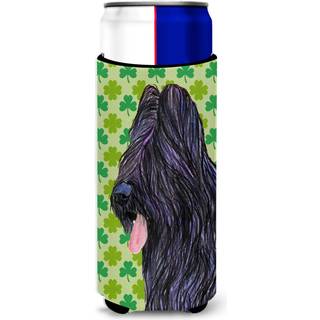 Caroline's Treasures SS4420MUK Briard St. Patrick's Day Shamrock Portrait Ultra Hugger til slanke d?ser kan k?ligere ?rme Hugger Machine Washable