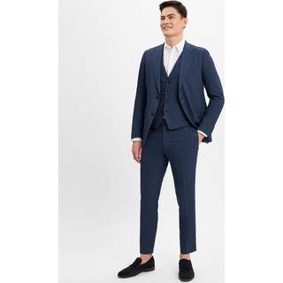 Strellson Herren Sakko blau meliert Slim Fit