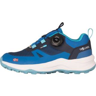 Trollkids Kid's Trollfjord Hiker Low XT Multisportsko Børn størrelse 31 farve blå