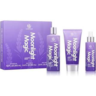Spa Luxetique Spa Gavesæt til kvinder Body Spray til kvinder 3 pcs Lavendel afslappende spa -kit med brusegelkropscreme -tåge Perfekte fødselsdag