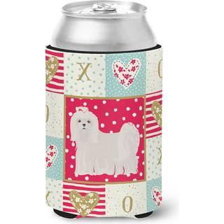 """" Caroline's Treasures CK5861CC Maltese Love Can eller flaske Hugger Cold-Beverage-Koozies multicolor """"