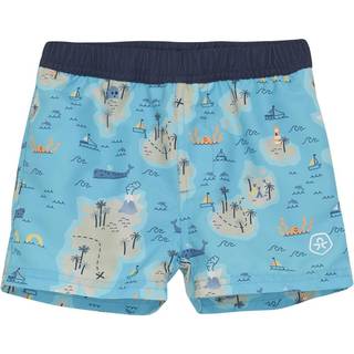 Color Kids Baby Beachshorts  with Diaper AOP Boardshorts Børn størrelse 80 farve turkis