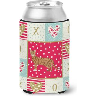 """" Caroline's Treasures CK5580CC Cheetoh #1 Cat Love Can eller Bottle Hugger Cold-Beverage-Koozies multicolor """"