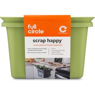 Fuld cirkel FC11302-G lugtfrit k?kken og fryser kompostbin skrot Happy Green