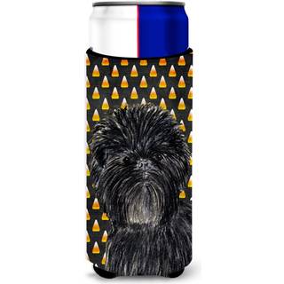 Caroline's Treasures SS4304MUK Affenpinscher Candy Corn Halloween Portrait Ultra Hugger til slanke d?ser kan k?ligere ?rme Hugger Machine Washabl