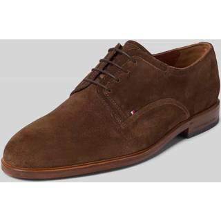 Tommy Hilfiger Herren Derby braun Velours
