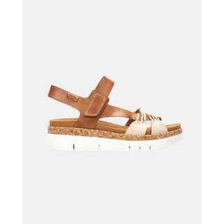Pikolinostil kvinder. W4R-6622C2 Lædertøfler med ekstra god pasform Cantabria hvid (36), Fast, Blonder, Lynlås, Casual