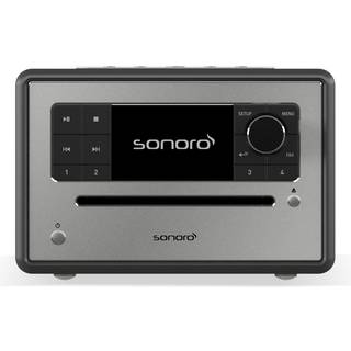 Sonoro Elite grafit mat - sølv - All-in-one hi-fi-system, Spotify, Amazon Music, Deezer